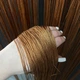 Нитяные шторы однотонные Коричневые 300x280 cm ALBO (NO-12) - изображение 5
