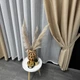 Легкие льняные шторы на люверсах ALBO бежевые 200×260 см, комплект 2 шт. (SH-LM1-13) - изображение 4