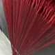 Нитяные шторы однотонные Бордовые 300x280 cm ALBO(NO-5) - изображение 6
