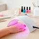 Сенсорна портативна UV LED лампа 24Вт 210х120х80 мм USB біла для нігтів Sun 9C - зображення 2