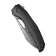 Ніж складаний туристичний WE Knife Ignio Mystery Box Ignio Mystery Box, (8.39 см) Damasteel (Hakkapella) / 6AL4V Titanium чорний - зображення 6