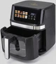 Мультипіч Crownberg CB 5557 10 л 3200 Вт аерофритюрниця аерогриль сенсорна мультипіч з дисплеєм оглядовим вікном антипригарною чашею функцією запікання випічки розігріву сушіння та циркуляцією гарячого повітря - изображение 1