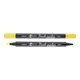 Маркер акварельний Santi Brush Marker жовтий (391058) - зображення 1