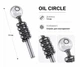 Стеклянная трубка для курения Oil Circle Gray - изображение 2