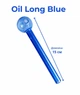 Скляна трубка для куріння Oil Long Blue - зображення 3