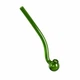 Стеклянная трубка для курения Oil Sherlock Color Green - изображение 2