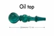 Скляна трубка для куріння Oil Top - зображення 2