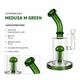 Бонг стеклянный Medusa M Green с перколятором 25 см - изображение 2