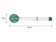 Стеклянная трубка для курения Oil Ring Green - изображение 3