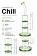 Бонг стеклянный Chill с двойным Honeycomb 30 см - изображение 2