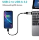Адаптер передачі даних перехідник USB-А type-C чорний - изображение 4