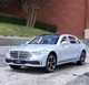 Коллекционная металлическая модель автомобиля Mercedes-Benz S-Class S400L (W223) 1:24 серая(световые и звуковые эффекты) - изображение 2
