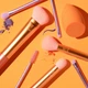 Професійний набір пензлів та спонж Real Techniques Level Up Brush + Sponge Set - изображение 7