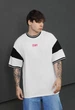 Чоловіча Футболка Стаф Біла З Логотипом Оверсайз Staff White Logo XL (390802) - зображення 1