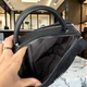 Жіноча замшена сумка Prada чорна класична для повсякденного використання елегантна сумочка - зображення 2