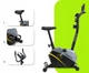 Велотренажер домашний Urbogym OXYGEN YELLOW до 120 кг с магнитной нагрузкой Черно-серый - изображение 2
