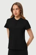 Женское поло vers.2 Black 2XL - изображение 2