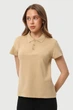 Женское поло vers.2 Beige 3XL - изображение 2
