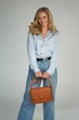 Жіноча сумка крос-боді з натуральної шкіри руда BAGS4LIFE 88366 з клапаном - 68658 - зображення 3