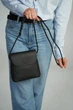 Жіноча сумка крос-боді з натуральної шкіри чорна BAGS4LIFE 55009 з клапаном - 68669 - изображение 1