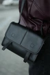 Жіноча сумка крос-боді з натуральної шкіри чорна BAGS4LIFE 9918 з клапаном - 68647 - изображение 1