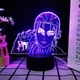 Акриловый 3D Светильник RGB Атака Титанов Титан Эрен Егерь Attack on Titan Eren Yeager 16 см - изображение 1
