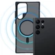 Чехол 3mk Smoke MagCase для Samsung Galaxy S22 Ultra 5G Smoke with MagSafe (5903108563482) - изображение 4