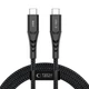 Кабель Tech-Protect UB11T Ultraboost Type-C PD 240W / QC3.0 200cm Black (5906302353132) - изображение 1