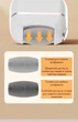 Электрическая пемза, терка для ног и пяток с акумулятором PEDICURE TOOL, 2 насадки (4854) - изображение 4