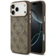 Чохол Guess 4G PU Classic Logo для iPhone 17 Pro Max Brown with MagSafe (GUHMP17XP4MSEGCW) - зображення 1
