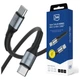 Кабель 3mk Hyper Cable N-Series USB-C to USB-C 1m Black (5903108680202) - изображение 1