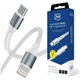Кабель 3mk Hyper Cable N-Series USB-C to Lightning 3m PD 3.0 9V/3A 27W White (5903108739245) - зображення 1