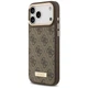 Чохол Guess 4G Logo Plate для iPhone 17 Pro Max Brown with MagSafe (GUHMP17XU4GPRW) - зображення 2
