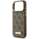 Чохол Guess 4G Logo Plate для iPhone 17 Pro Max Brown with MagSafe (GUHMP17XU4GPRW) - зображення 6