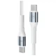 Кабель 3mk Hyper Cable N-Series USB-C to USB-C 1m White (5903108680387) - изображение 2