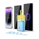Портативний зарядний пристрій Baseus Popsicle 5200mAh 20W with Built-In Lightning Cable/USB-C to USB-C Cable Yellow Pink (P10055601Y13-00) - зображення 9