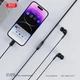 Навушники XO EP83 Crystal-Clear Calls Lightning for iPhone Bluetooth Вакуумні Black - зображення 5
