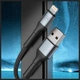 Кабель 3mk Hyper Cable N-Series USB-A to Lightning 1m Black (5903108680332) - изображение 7