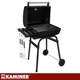 Садовий гриль з кришкою 82x51x117 см Kaminer 27316 - зображення 3