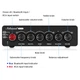 Стереоусилитель Nobsound NS-14G 2.1-канальный HiFi усилитель с Bluetooth, цифровой усилитель TPA3116, настольный сабвуфер с AUX-входом, усилитель мощности 50 Вт*2+100 Вт Black - изображение 5