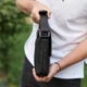 Мужская кожаная сумка через плечо Tiding Bag 48450 — компактный мессенджер с клапаном, 2 отделения, барсетка 21×23×5.5 черная - изображение 8