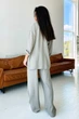 Жіночий костюм з турецького котону з сорочкою та брюками Seventeen L-XL Зелений (2000000166827) - зображення 5