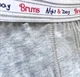 Комплект трусів боксерів з широкою гумкою для хлопчика 2 шт BRUMS 000BFMF012 Білі Сірі 152р - зображення 7