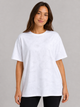 Модная женская футболка градиентная белая (N1569) one size - изображение 1