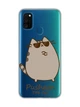 Прозрачный чехол на Samsung Galaxy M30s/M21 Пушин кот (принт 424) - изображение 1