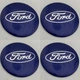 Наклейки для колпачков с логотипом Ford Форд 56 мм сині - изображение 1