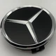 Колпачки в диски Mercedes A1704000025 75 мм 70 мм черные матовые мерседес - изображение 4