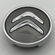 Колпачки Citroen 9670585977 60 мм 56 мм графит с хром логотипом заглушки в диски ситроен - изображение 2