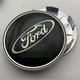 Колпачок с логотипом Ford 68 мм 65 мм хром черный заглушка форд - изображение 1