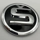 Эмблема Skoda 79 мм 80 мм значок Octavia Tour, A5,Fabia,Rapid, Superb 5J0853621AAUL хром черный (шкода) - изображение 3